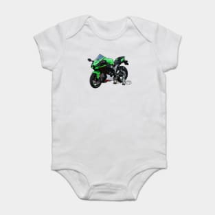 ZX10R Bike Illustration Baby Bodysuit